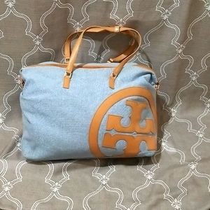 Tory Burch Lonnie Canvas Duffle Bag